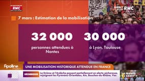 Retraites: 1.2 à 1.4 million de personnes dans les rues... et des casseurs?