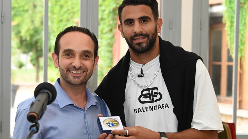 Patrick Haddad et Riyad Mahrez