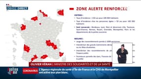 CARTE - "Zone d'alerte maximale Covid-19", "zone d'alerte renforcée": où se situe votre ville?