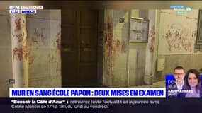 Ecole Papon à Nice: deux personnes mises en examen après la découverte d'un mur ensanglanté
