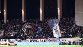 Les supporters parisiens lors de Monaco-PSG, le 18/12/2024