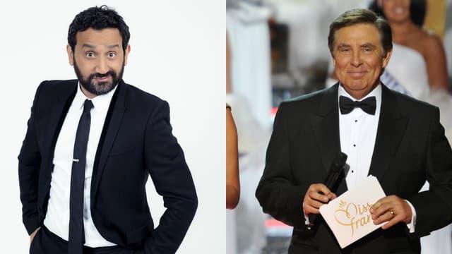 Cyril Hanouna et Jean-Pierre Foucault.