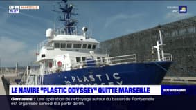 Marseille: le navire Plastic Odyssey quitte la cité phocéenne pour son tour du monde