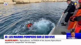 Jeux olympiques: les marins-pompiers se préparent au large du Frioul