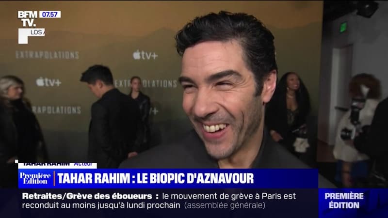 "Monsieur Aznavour", le biopic sur le chanteur avec Tahar Rahim, sortira en 2024