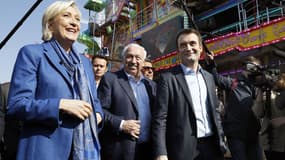 Marine Le Pen et Florian Philippot.