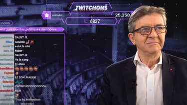 Jean-Luc Mélenchon sur Twitch