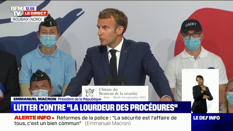 Beauvau de la sécurité: Emmanuel Macron annonce le développement des amendes pénales forfaitaires pour alléger les procédures