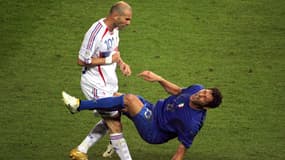 Zinedine Zidane et Marco Materazzi