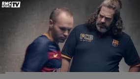 Neymar, Iniesta et Busquets dans une pub.. d’assureur  