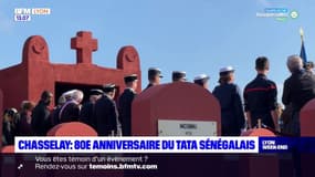 Chasselay: 80e anniversaire du Tata sénégalais, cimetière militaire de la guerre 39-45