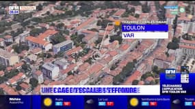 Toulon: une cage d’un escalier s’effondre dans un immeuble, les habitants évacués