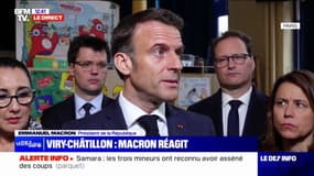 Viry-Châtillon: "Nous serons collectivement intraitables contre toute forme de violence" réagit Emmanuel Macron