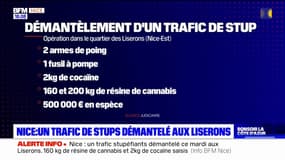 Nice: un trafic de stupéfiants démantelé aux Liserons, 500.000 euros et des armes saisis