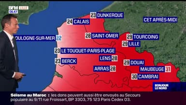 Météo Nord-Pas-de-Calais: un lundi nuageux avec quelques orages, 24°C à Calais et 29°C à Lille