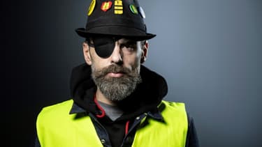 Jérôme Rodrigues lors d'une séance photo à Paris, le 6 février 2019