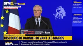 Au congrès de l'AMF, Michel Barnier prend la défense des maires sur les finances publiques