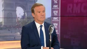 Nicolas Dupont-Aignan sur BFMTV-RMC le 20 juillet 2021. 