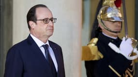 François Hollande le 9 février 2015, à l'Elysée. 