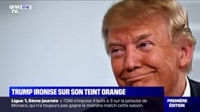 Trump ironise sur son teint orange - 16/09