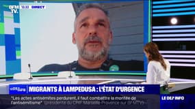 Arrivée de migrants à Lampedusa: Yann Manzi (Utopia 56) juge "affligeant" le manque d'organisation de l'Europe