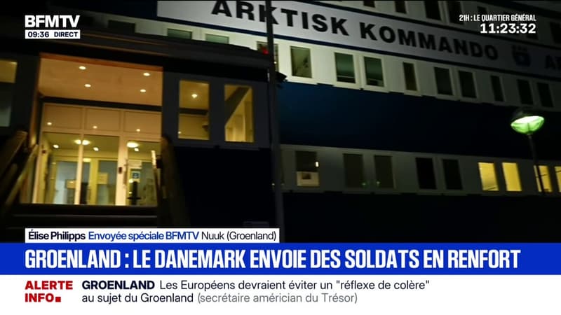 Velléités d'annexion du Groenland par Donald Trump: au moins 200 soldats danois sont arrivés en renfort pour des exercices militaires