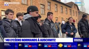 140 lycéens normands se sont rendus au camp d'Auschwitz, lors d'une visite en Pologne