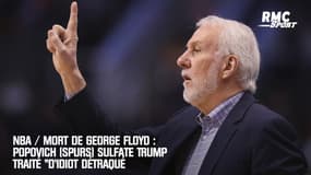 NBA / Mort de George Floyd: Popovich (Spurs) sulfate Trump traité "d'idiot détraqué"