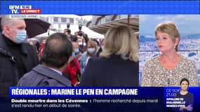 Régionales: Marine Le Pen en campagne - 15/05