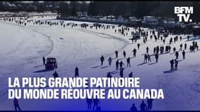 La plus grande patinoire au monde rouvre au Canada