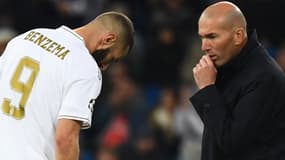 Karim Benzema et Zinedine Zidane