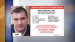 La police relance un appel à témoins dans la disparition de Malik Boutvillain.