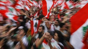 Des manifestants à Beyrouth