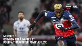 Mercato : Osimhen est à Naples et pourrait rapporter 70 M€ au LOSC