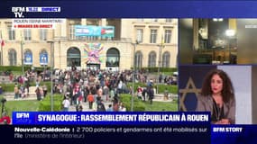 Synagogue de Rouen: "C'est un incendie matériel qui est la conséquence de discours incendiaires et de mots qui arment ce type d'assaillant" affirme Galina Elbaz, vice-présidente de la Licra