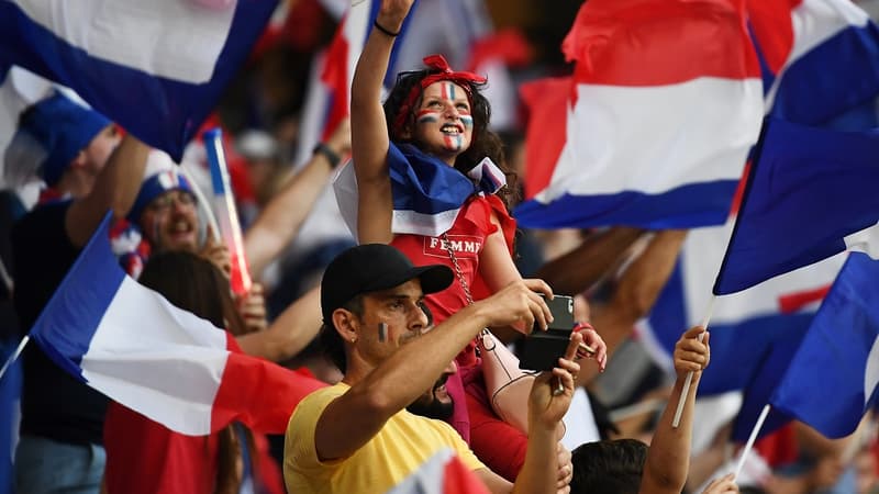 Des supporters des Bleus