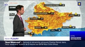 Météo Côte d'Azur: un temps globalement ensoleillé, 19°C à Nice