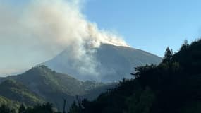 Un incendie s'est déclaré dans le Verdon ce mardi. 