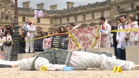 La police scientifique manifeste à Paris pour obtenir "un vrai statut" 
