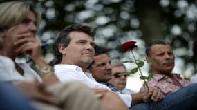 Arnaud Montebourg à la fête de la rose, en 2014.