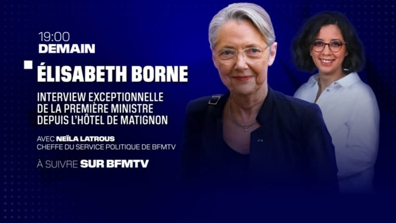 EN DIRECT - Émeutes, remaniement, police... Élisabeth Borne invitée spéciale de BFMTV à 19h