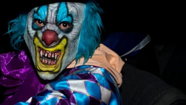 Un clown à l'allure pas très avenante (illustration)