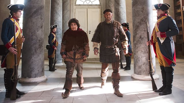 Christian Clavier et Jean Reno dans "Les Visiteurs: La Révolution".