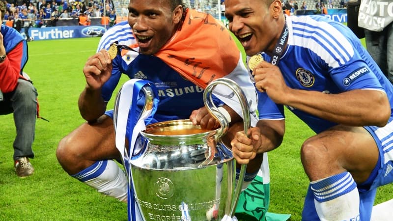 Didier Drogba et Florent Malouda