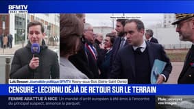 Sébastien Lecornu est en déplacement à Rosny-sous-Bois (Seine-Saint-Denis) pour présenter un nouveau plan logement