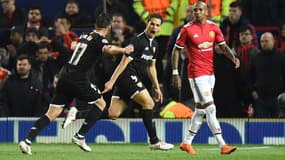 Wissam Ben Yedder lors de son festival à Old Trafford. 