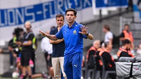 Marcelino lors d'OM-Toulouse le 17 septembre 2023