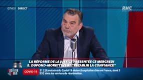 Frank Berton réagit à la réforme de la justice défendue