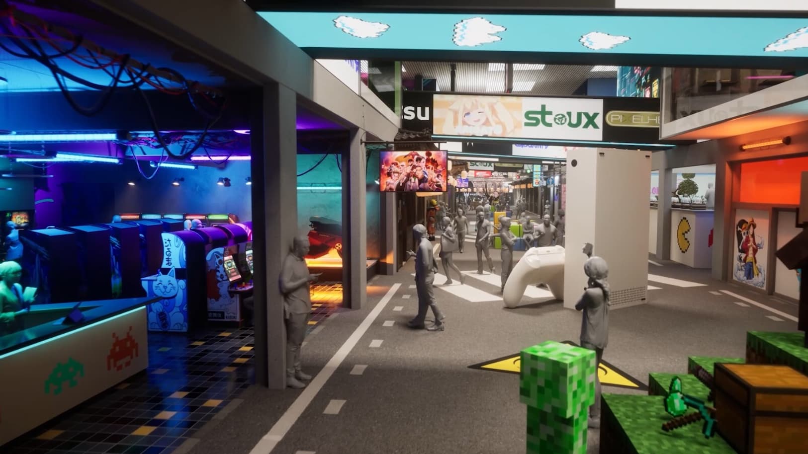 Odyssée abritera un musée du jeu vidéo, un espace arcade, des boutiques et même une salle de compétitions esport