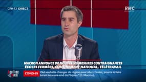 Allocution d'Emmanuel Macron: "On a l'impression d'avoir affaire à un aveugle qui tâtonne avec sa canne blanche" dénonce François Ruffin&nbsp;